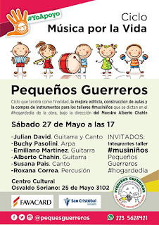 Ciclo Musia por la vida x Musiniño Pequeños Guerreros