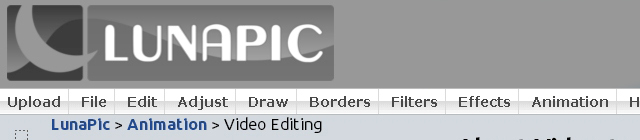 LunaPic Video Editing LunaPic Video Editing