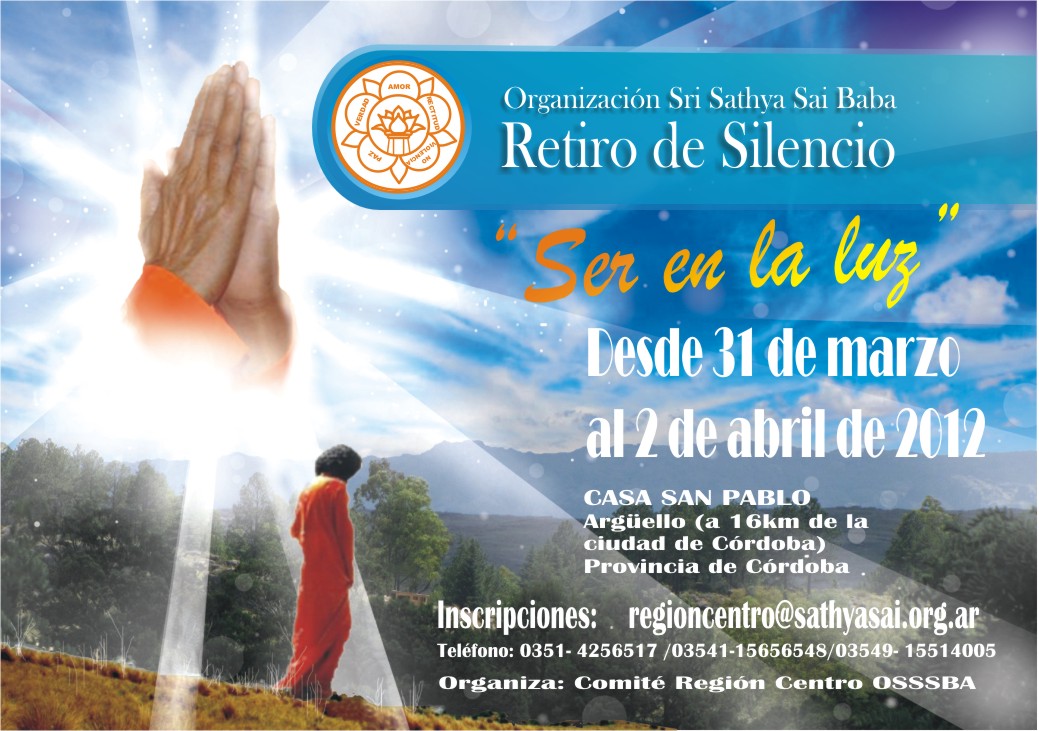 "LA ENCARNACIÓN DIVINA" RETIRO DE SILENCIO, EN ARGUELLO CORDOBA