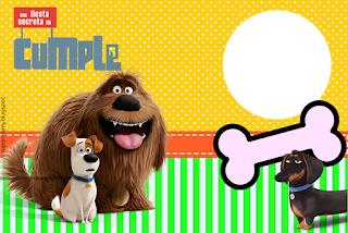 The Secret Life of Pets: Free Printable Invitations. The Secret Life of Pets Free Printable Invitations, Labels or Cards.
