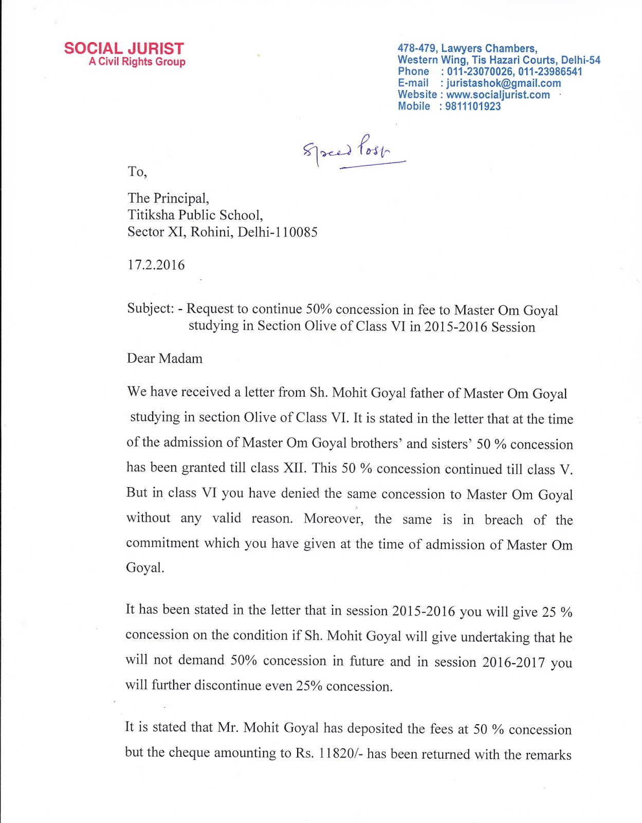 Concession Application Letter Concession Application Letter
