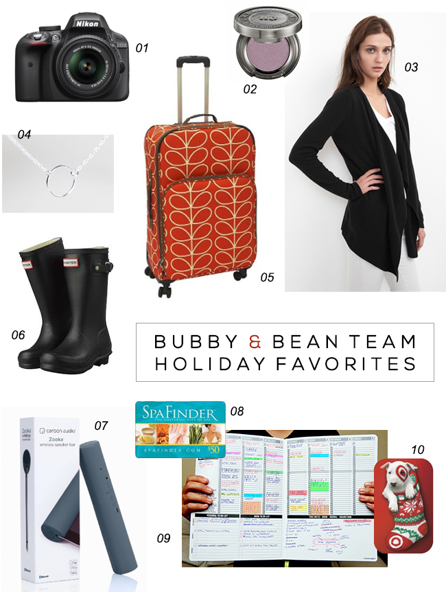 Bubby and Bean Team Holiday Favorites