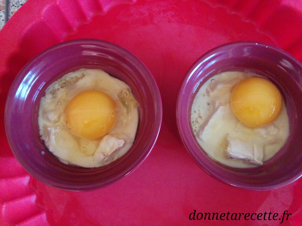 Oeuf Cocotte Crème Fraîche Liquide Ou épaisse www.donnetarecette.fr