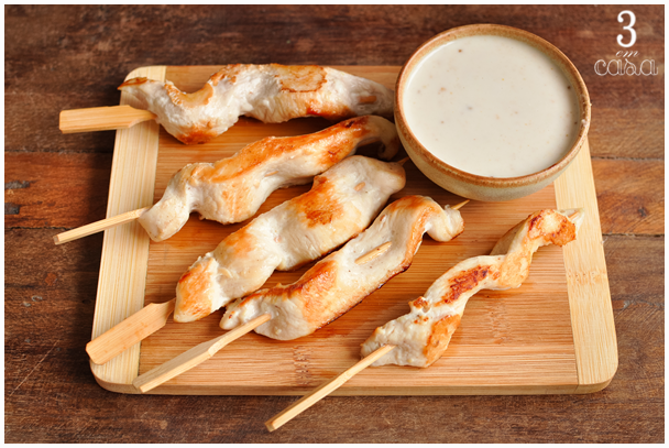 frango satay molho
