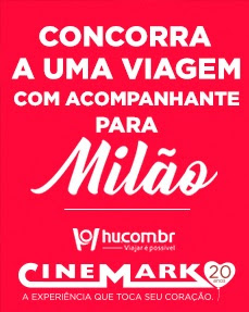 Promoção Cinemark 2017 Filme Amor.com Viagem Milão