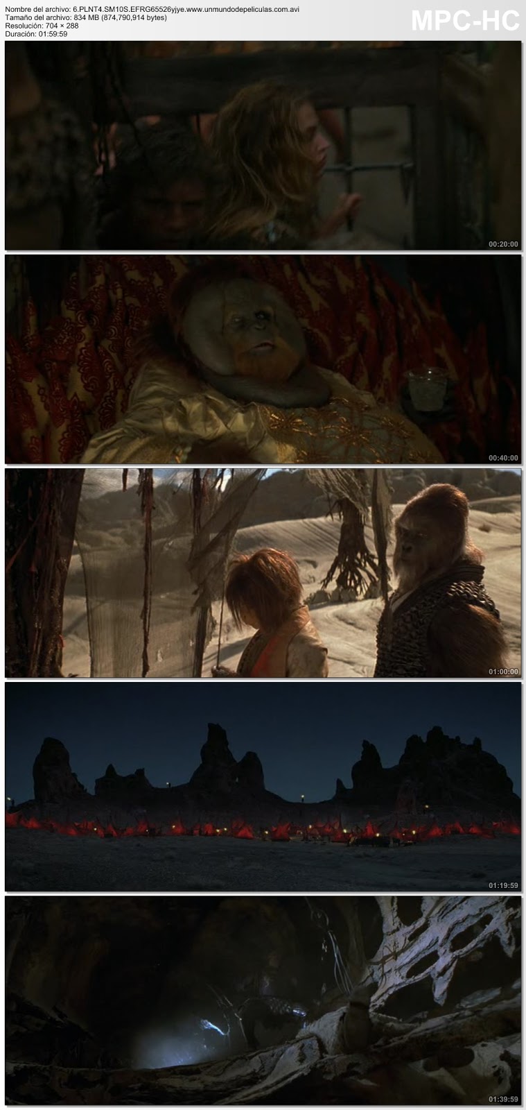 Capturas de la película.