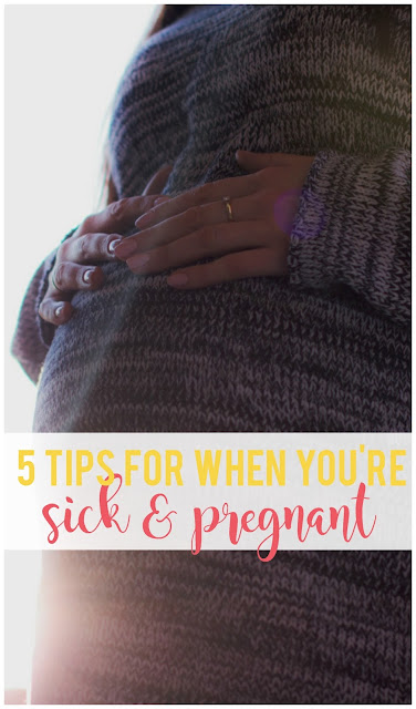 Being sick and pregnant is hard.  These 5 tips are so simple but definitely make a difference in helping me feel better faster!