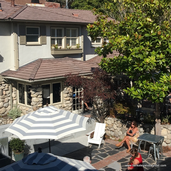 courtyard at The Hideaway in Carmel, California courtyard at The Hideaway in Carmel, California