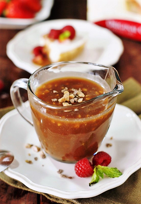 Quick & Easy Toffee Sauce Recipe {PERFECT for Topping Cheesecake & more