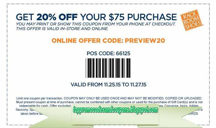 Free Promo Codes And Coupons 2020 Rack Room Shoes Coupons
