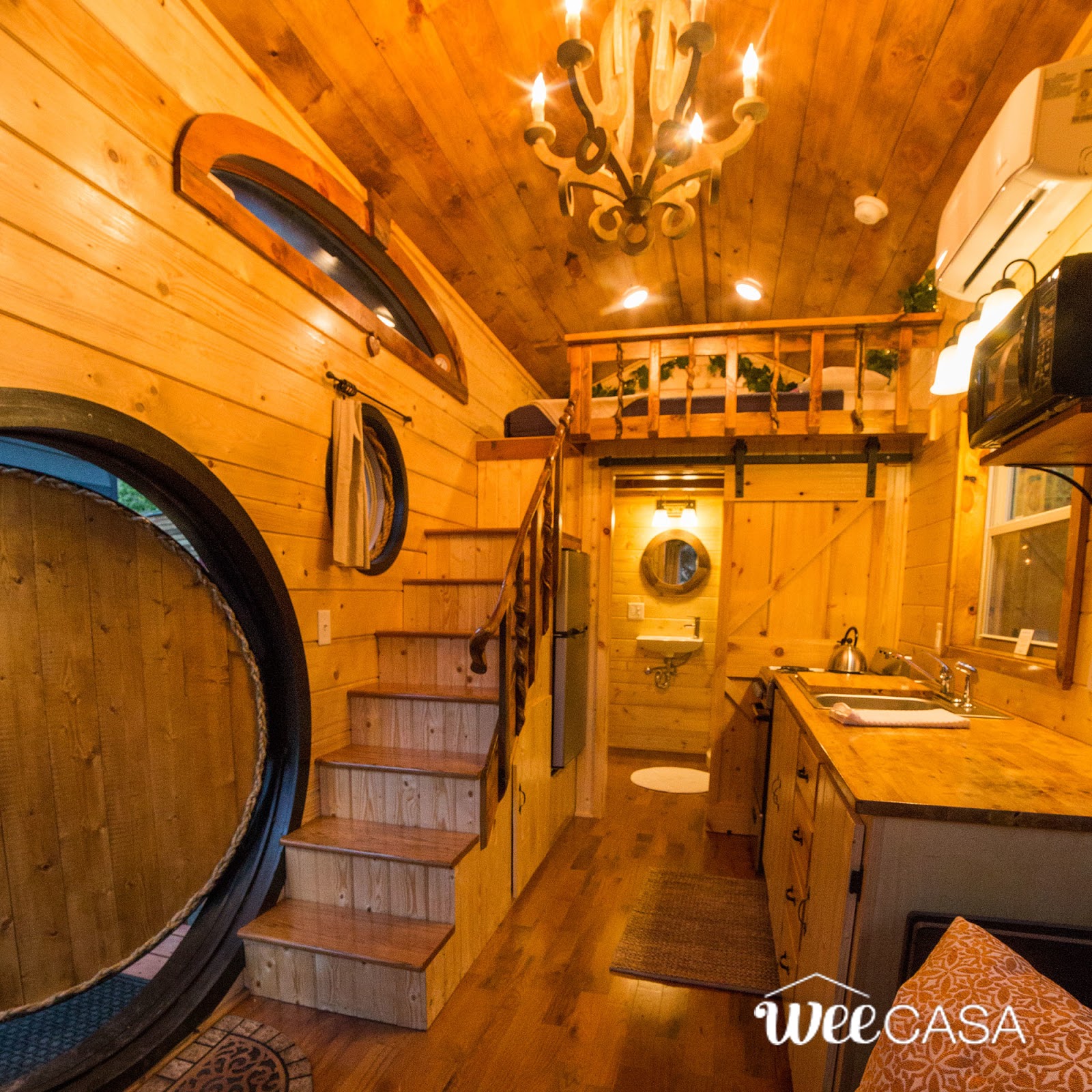TINY HOUSE TOWN: The Hobbit House (170 Sq Ft)