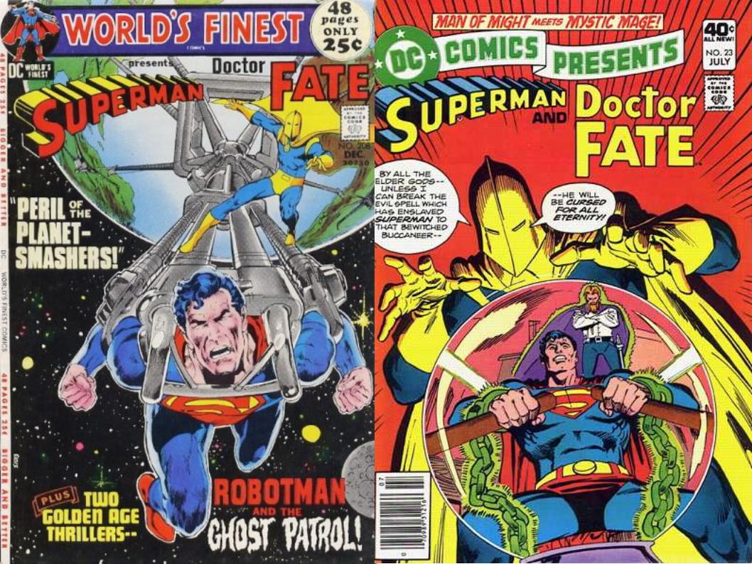 Dave S Comic Heroes Blog Superman Meets Doctor Fate