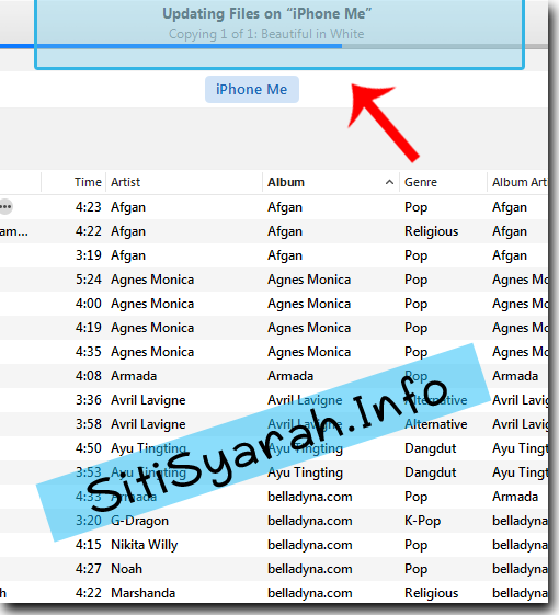 Cara Copy Lagu dari Komputer ke iPhone