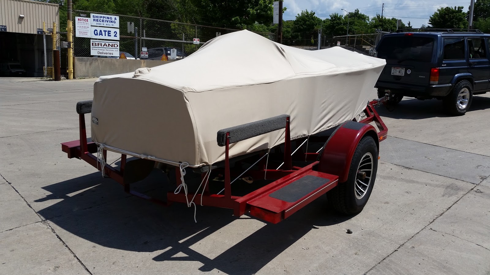 Homestyle Custom Upholstery and Awning Custom 1930s Boat Cover And Chairs
