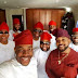 Banky W & Adesua Etomi Wedding Introduction: Banky W Pictured With Olamide, Demuren And Others