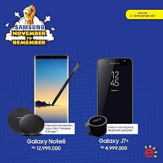 Promo November Samsung Galaxy Note8 dan J7 plus di Erafone Promo November Samsung Galaxy Note8 dan J7 plus di Erafone