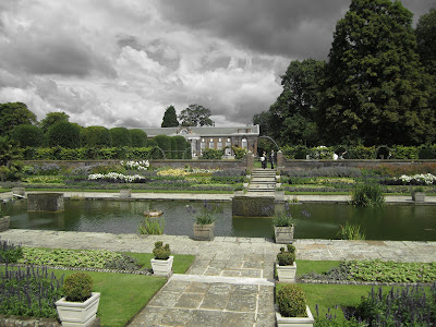 Kensington Palace Sunken Garden Looking Toward Orangery