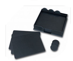 Dacasso Conference Room Pads with Coasters and Holders Dacasso Conference Room Pads with Coasters and Holders