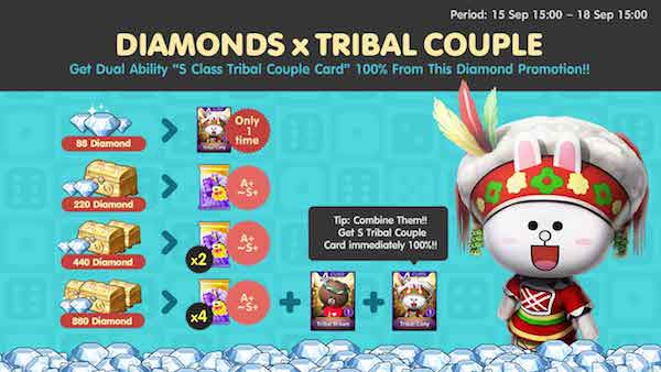 DIAMONDS x TRIBAL COUPLE Free Tribal Cony and Tribal Brown