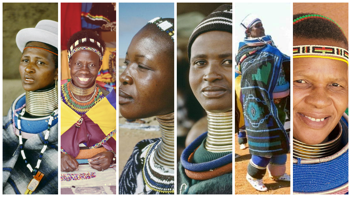 Wearing Neck Rings Chic African Culture