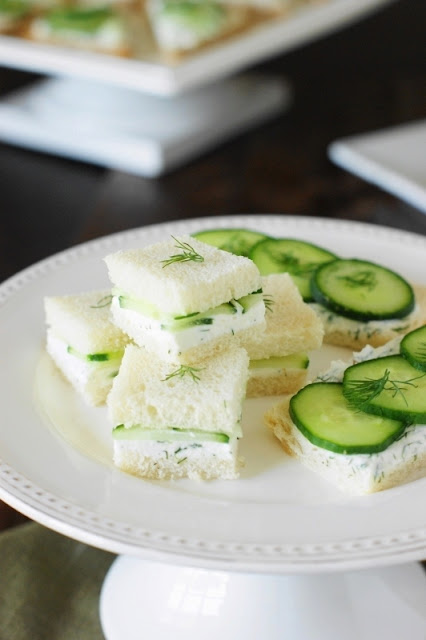 Cucumber Tea Sandwiches -High Tea Recipes