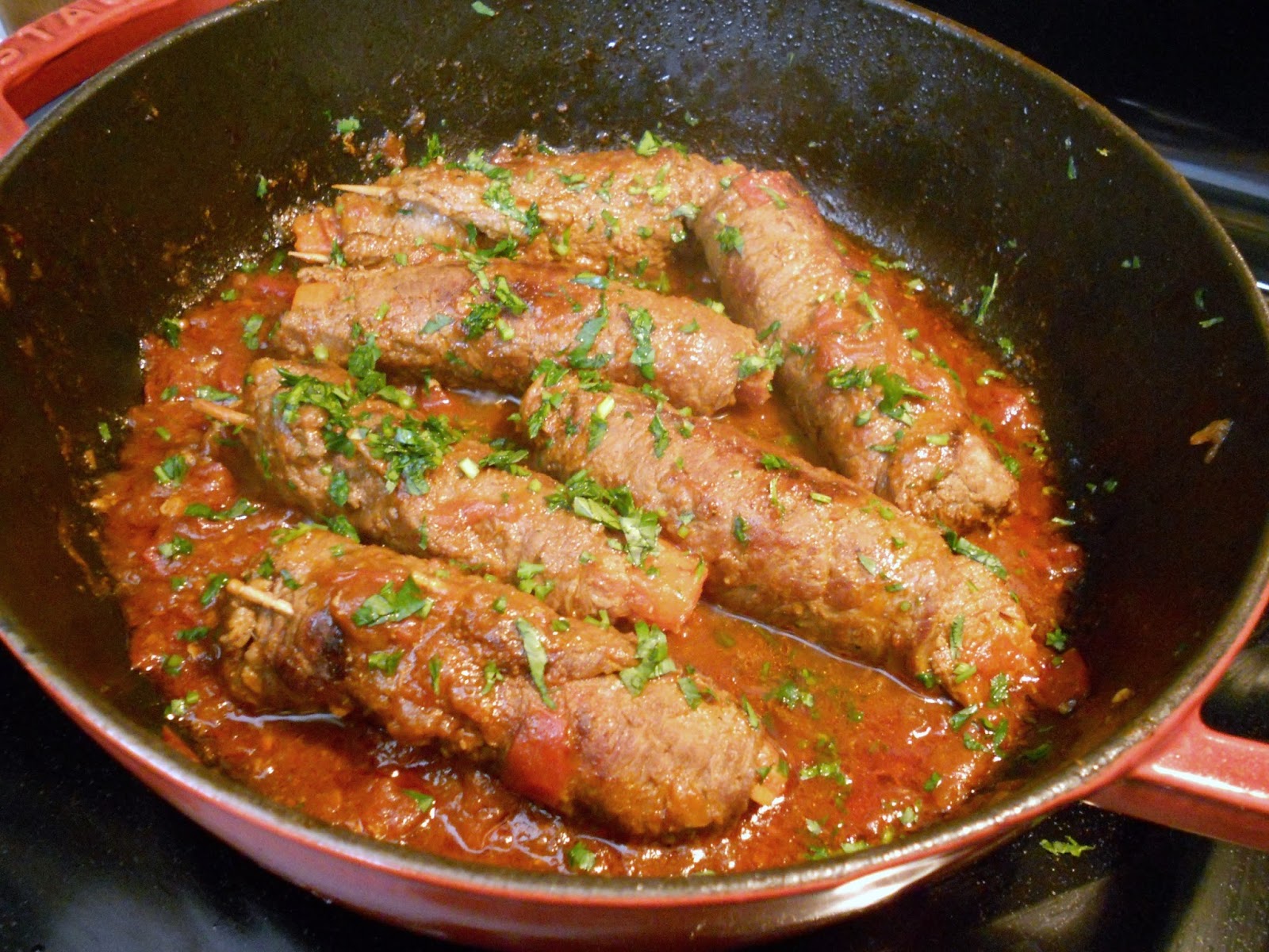 Authentic Brazilian Cuisine: Bife rolê (Brazilian-Style Beef Rolls) 