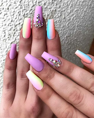 36+ Latest Colorful Rainbow Nails Ideas To Copy In Summer 2019 Are you search for cool rainbow nails that will wow 36+ Latest Colorful Rainbow Nails Ideas To Copy In Summer 2019