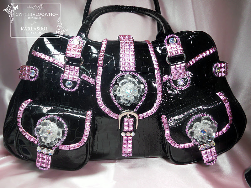 ♥♥♥Cynthialoowho♥♥♥ Diamond Mesh Purse )