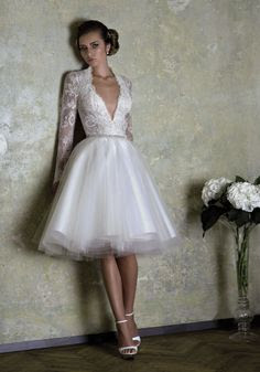 vestido de noiva curto para casamento civil