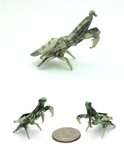 Origami o papiroflexia con billete de dólar Origami o papiroflexia con billete de dólar