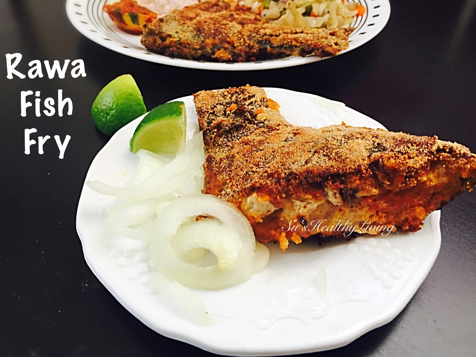 Rawa Fish Fry/ Rawa Masala Fish Coated Alongside Cream Of Wheat In Addition To Shallow Fried.