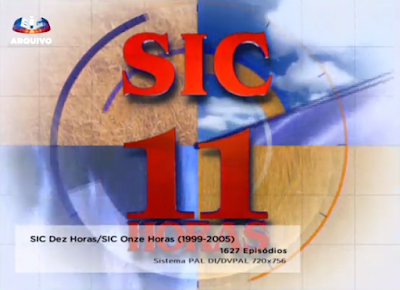 Primeiro logotipo do programa no início designava-se por 'SIC 11 Horas'