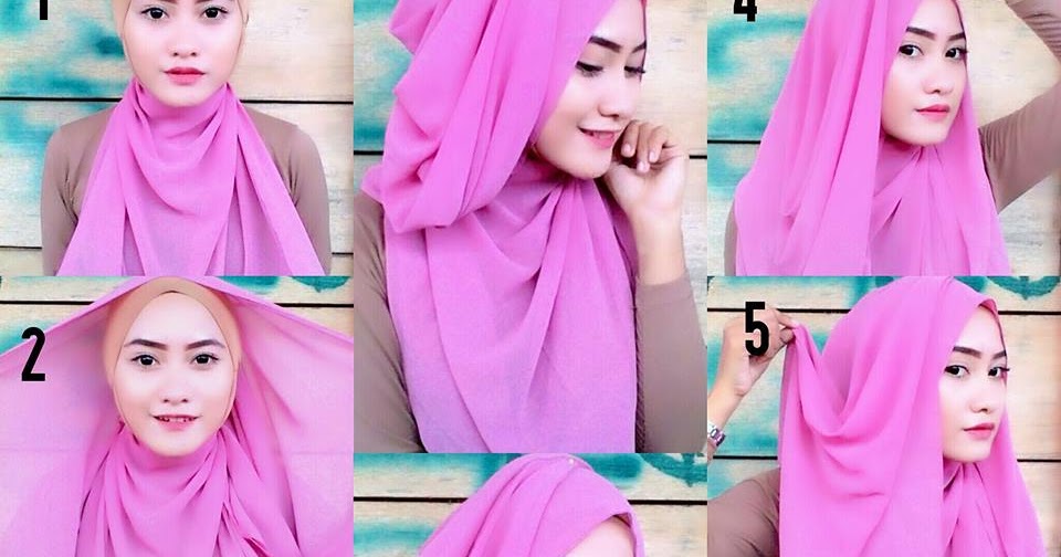 hijab pengantin sederhana