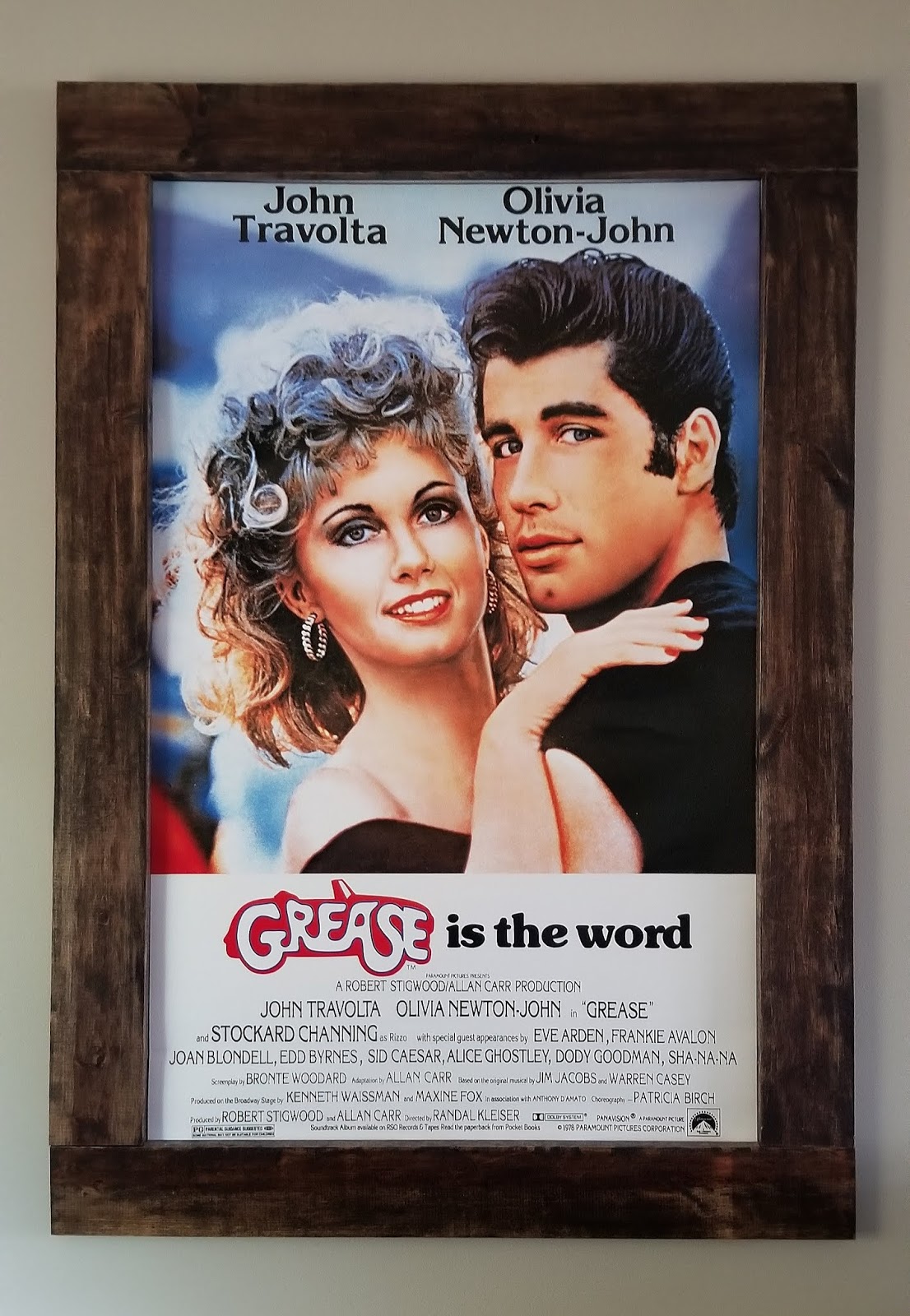 Once Daily DIY Easy Rustic Movie Poster Frame