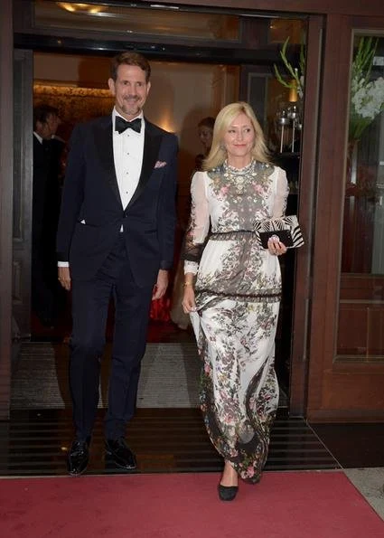 Princess Marie Chantal and Pippa Middleton wore Erdem Kenzie dress. Beatrice Borromeo, Tatiana Santo Domingo, Charlotte Casiraghi, Princess Alexandra, Prince Christian, Alessandra de Osma