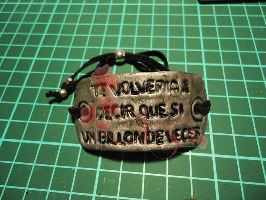 pulsera de fimo para chico tutorial- diy boyfriend polymer clay tutorial