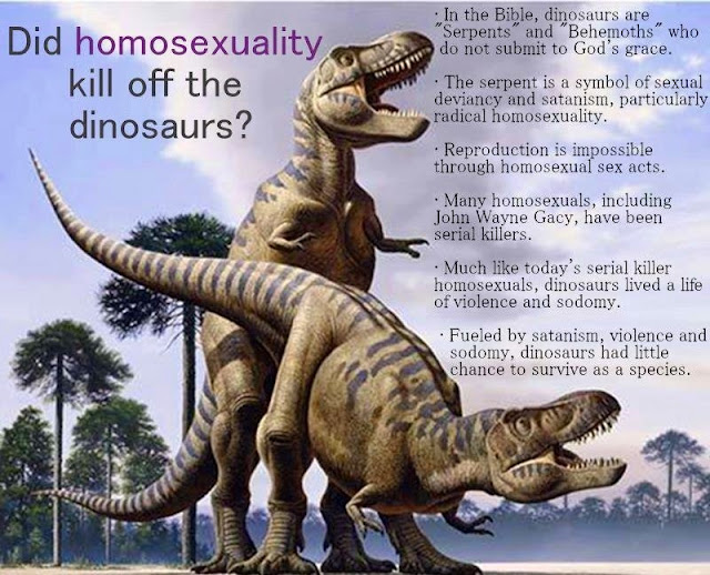 Funny Picture Meme Did homosexuality kill off the dinosaurs?