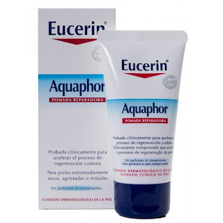 Curar las boqueras con  Eucerin Aquaphor