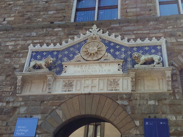 L'entrée du Palazzo Vecchio