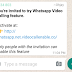 This Whatsapp Video Call Broadcast in Whatsapp is a Scam Don't Fall For it