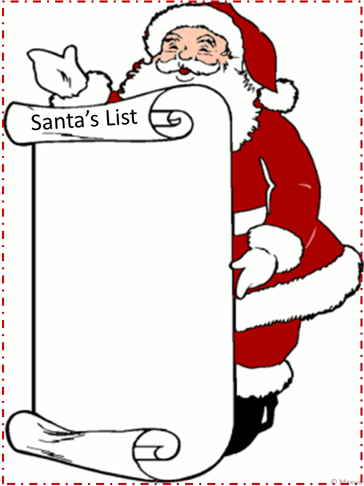 Printable Santa List