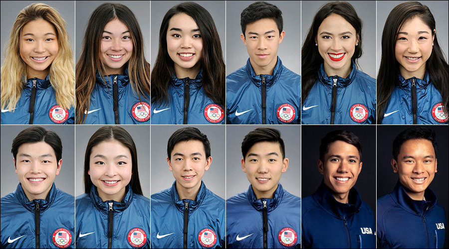 The 12 Asian Americans Competing at the 2018 Winter Olympics The 12 Asian Americans Competing at the 2018 Winter Olympics