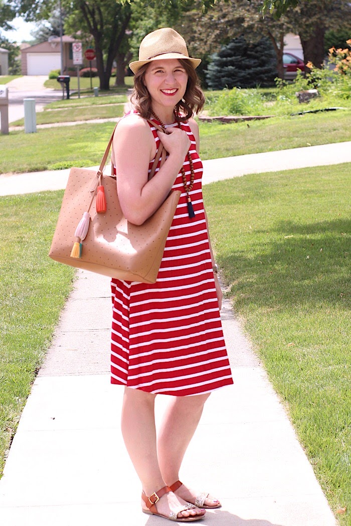 bybmg: Easy Red, White, and Blue Outfit for the 4th!