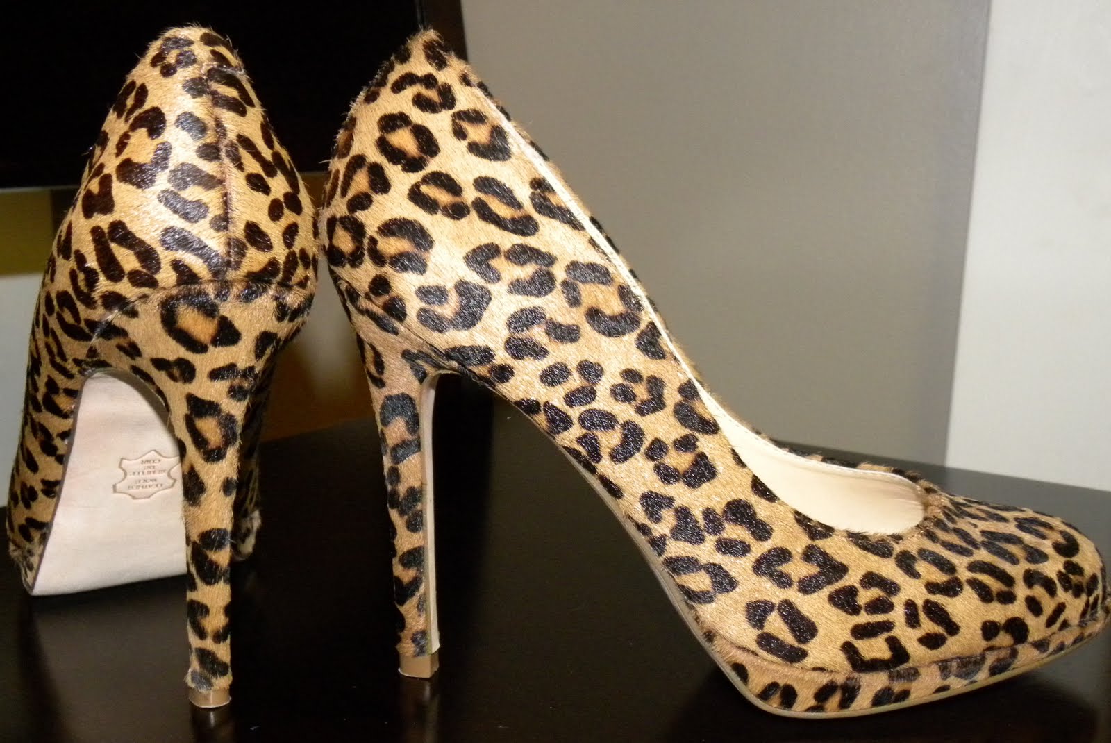 animal print heels