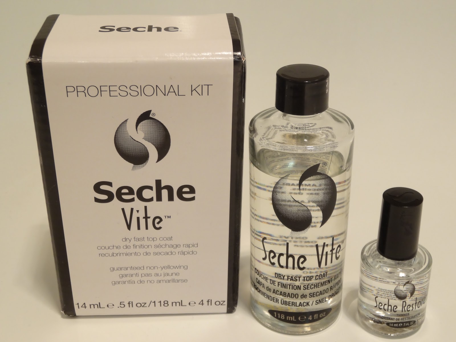 Seche Vite Quick Dry Top Coat – 118ml + 15ml, Patentierte Formel Für Ultimativen Glanz & Langanhaltenden Lackschutz