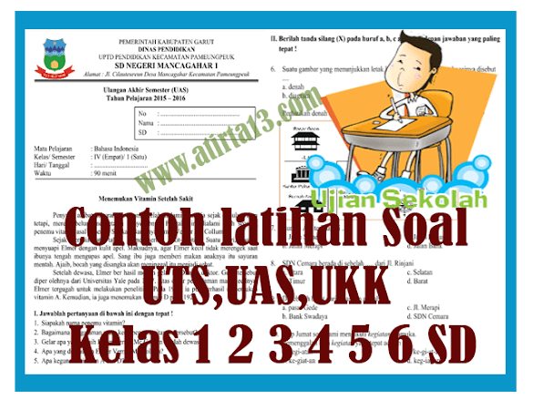 Contoh Soal Latihan Uts, Uas, Ukk Ktsp & Kurikulum 2013 Sd Format Words
