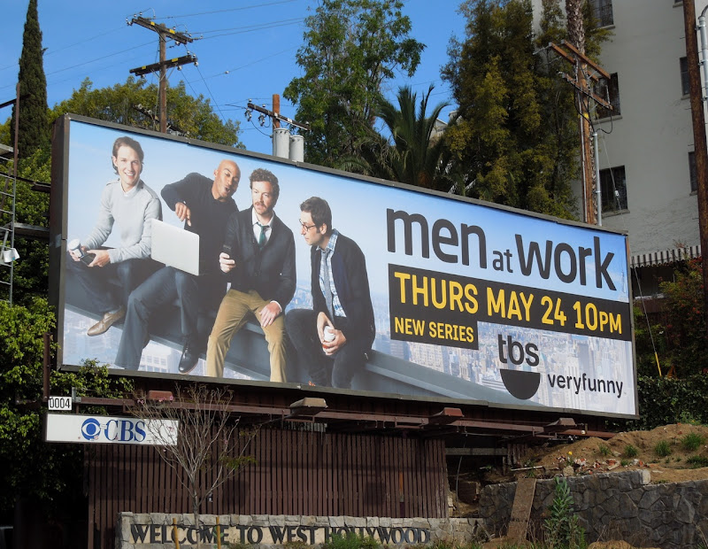 Men at Work TBS billboard Men at Work TBS billboard