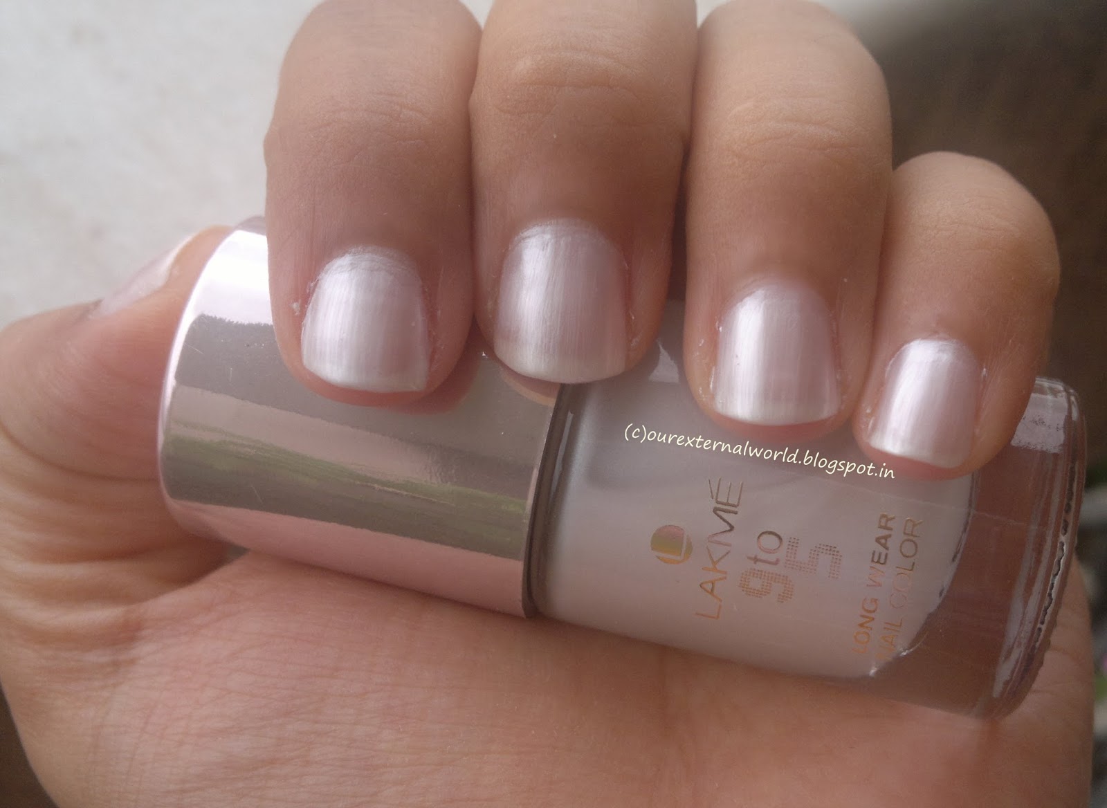 9. Lakme True Wear Nail Color 416 - Plum Perfection - wide 10