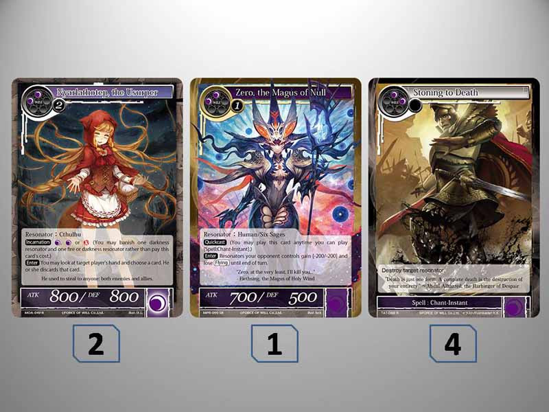 Force of Will Trading Card Game Wanderer Build Lilias Petal