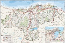 Mapa de Cantabria